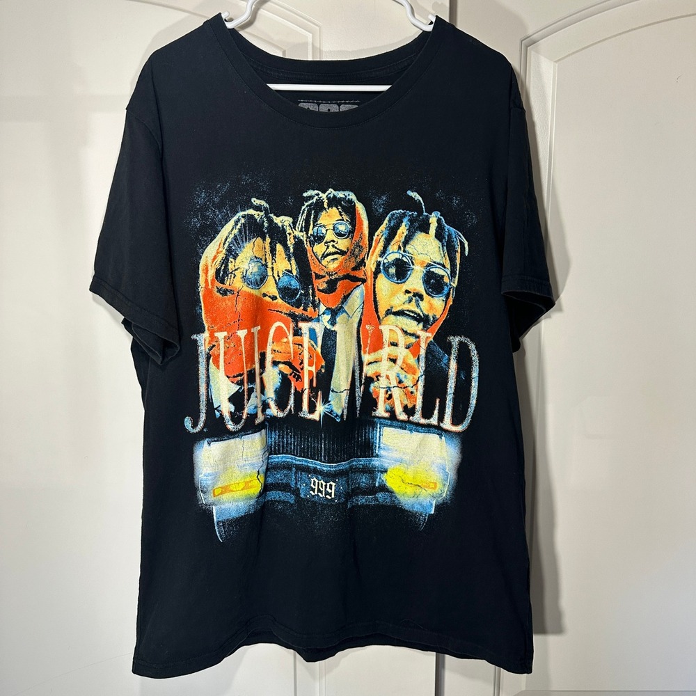 Juice‎ WRLD 999 Club Graphic Short Sleeve T Shirt Mens XL Black Lucid Dreams